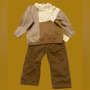 H&M Boys sweater and pants Cat & Jack NWT  size 12m only $28
